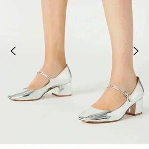 Steve Madden Hawke Silver Women’s Mary Jane Shoes